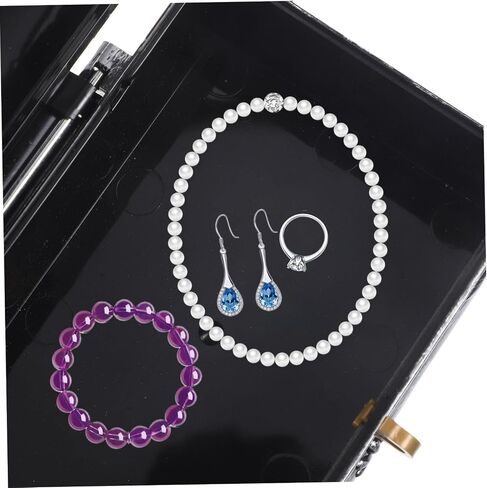 Alipis Vintage Treasure Chest Decorative Jewelry Keepsake Box Stylish Trinket Organizer for Storing Necklaces Earrings and Photos for Adults in Saudi Arabia
