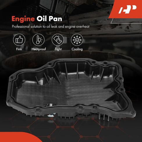 A-Premium Engine Oil Pan Sump with Drain Plug and Gasket Compatible with Nissan Rogue 2021 2022 2023 2024, 1.5L in Saudi Arabia