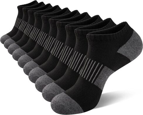 10 Pairs Ankle Socks Men Running Low Cut Socks Breathable Cushioned Casual Socks in Saudi Arabia