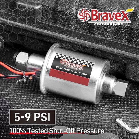 E8012S Electric Fuel Pump - Inline fuel pump Low Pressure 5-9 PSI, 12V Fuel pump Electric Fuel Pump 12v for Carburetor Lawn Mower Transfer Pump in Kuwait