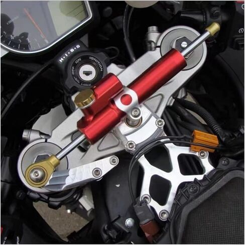 For Kawasaki ZX10R 04-05 Racing Motorcycle CNC Steering Damper Stabilizer Buffer Control Bar With Mounting Bracket Kit Full (Color : 3, Size : One size) in Saudi Arabia