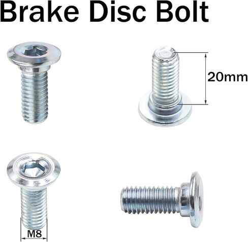 4X 8 مللي متر 20 مللي متر قرص فرامل ضرس خلفي الدوار الترباس ل 110cc 125cc 140cc 150cc 200cc 250cc حفرة درب الترابية دراجة M8 in Kuwait