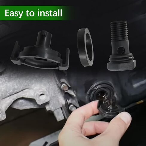 45285-3B010 Transmission Oil Level Drain Plug with Gasket Compatible with 2009-2023 Hyundai Kona Tucson, for Sonata/Kia Optima Sorento, Sportage, Telluride Replace 45286-3B010 in Saudi Arabia