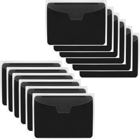 UNIMEIX Thicken 24 Pcs Magnetic Sheets for Dies Storage Stamp and Die Storage Pockets Die Cut Storage for Card Making (12 Pcs Sheets+ 12 Pcs Bags, 1.2 mm Thickness in Saudi Arabia
