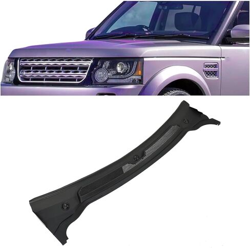 KUAFU Windshield Cowl Vent Grille Panel Compatible with 2005-2016 Land Rover LR3/LR4/Range Rover Sport Replacement for LR096164 Windscreen Wiper Cowl Cover Kit in Saudi Arabia