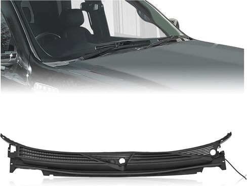 Windshield Wiper Cowl Panel Grille Compatible with 2007-2014 Cadillac Escalade/Chevy Chevrolet Avalanche Suburban Tahoe/GMC Yukon Replacement for 25872303 Front Center Air Inlet Window Cover in Saudi Arabia