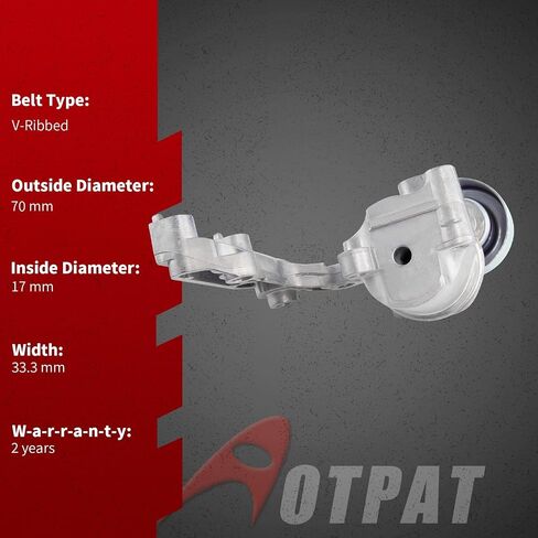 مجموعة شداد الحزام مع بكرة مناسبة لـ: -Toyota Camry 2007-2017، Highlander 2008-2016، لـ: -RAV4 2006-2012 لـ: -Lexus ES350 2007-2018، IS250 2006-2010، RX350 2007-2015 استبدال OE # 38410 in Saudi Arabia
