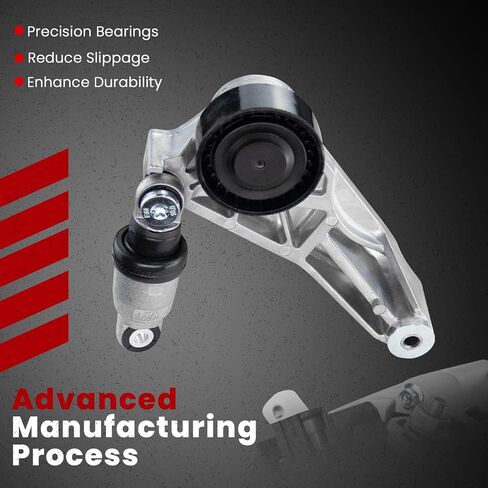 مجموعة شد الحزام مع بكرة مناسبة لـ: -Jeep Wrangler 2012 2013 2014 2015 2016 2017، Wrangler JK 2018، for Wrangler 12 13 14 15 16 17 18 3.6L V6، استبدل OE # 39415 4627038AA 04627038AA in Saudi Arabia