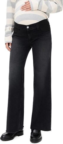 PAIGE Women's Anessa Maternity Raw Hem Jeans in Saudi Arabia