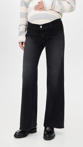 PAIGE Women's Anessa Maternity Raw Hem Jeans in Saudi Arabia