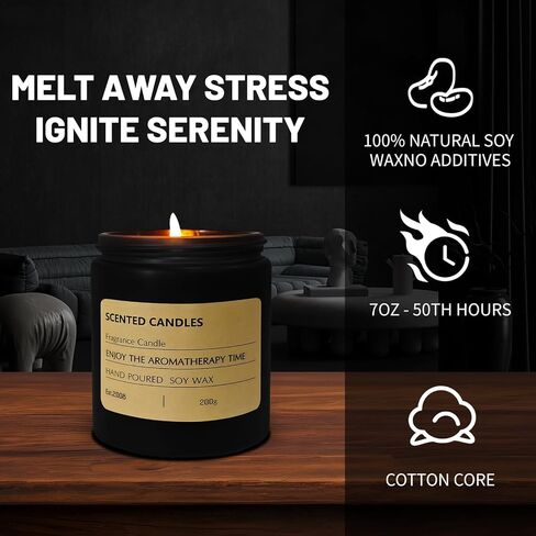 Candle,Scented Candles Gift Set, 4 Pack Aromatherapy Candle, Stress Relief Gifts for Women, Candles for Home Scented, Ideal for Birthday, Christmas, Thanksgiving, Mother's Day in Saudi Arabia