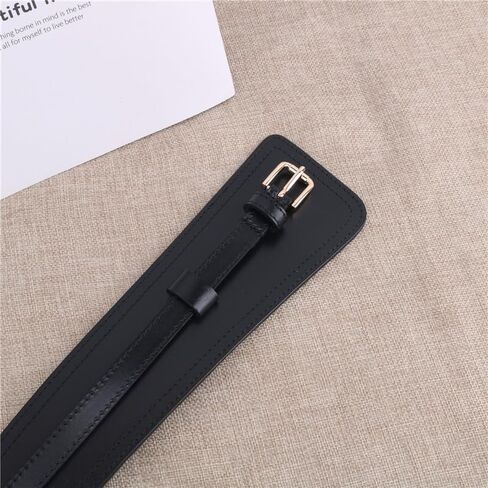 Leather belt women's leather layer cowhide wide needle buckle dual-purpose waist seal for dress in Kuwait