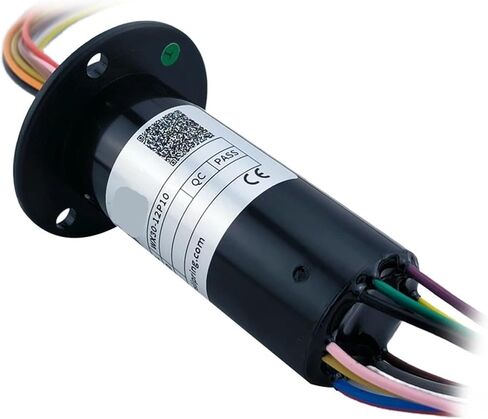 1pc WX30-12P10 OD 30mm 12-Way 10A Flange Slip Ring Multi-line Small Size Capped Slip Ring 10A Rotary Circuit Joint in Saudi Arabia