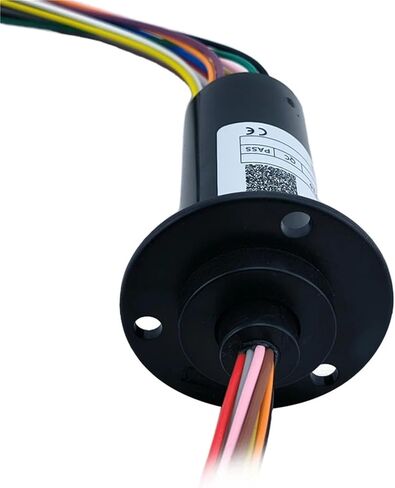 1pc WX30-12P10 OD 30mm 12-Way 10A Flange Slip Ring Multi-line Small Size Capped Slip Ring 10A Rotary Circuit Joint in Saudi Arabia