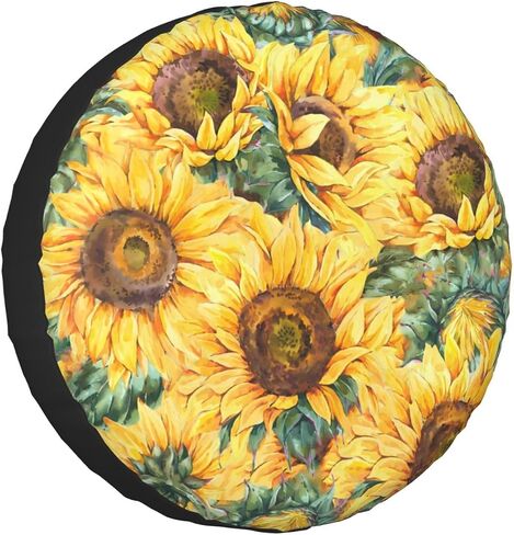 Beach Sunset Spare Tire Cover Wheel Protectors Tyre Covers Weatherproof Wheel Covers Universal Fit for Trailer Rv SUV Truck Camper Travel Trailers 14" in Kuwait