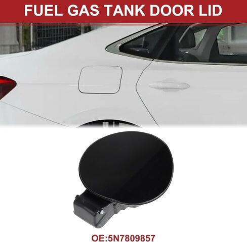 ACROPIX Fuel Tank Door Cap for Volkswagen Tiguan 2010-2019 Fuel Filler Flap Cover Bolt Type No.5N7809857 Black ABS Fuel Filler Door Gas Cap in Saudi Arabia