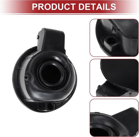 ACROPIX Fuel Tank Door Cap for Volkswagen Tiguan 2010-2019 Fuel Filler Flap Cover Bolt Type No.5N7809857 Black ABS Fuel Filler Door Gas Cap in Saudi Arabia