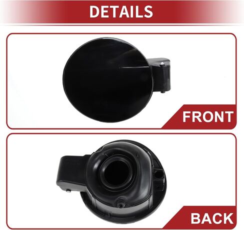 ACROPIX Fuel Tank Door Cap for Volkswagen Tiguan 2010-2019 Fuel Filler Flap Cover Bolt Type No.5N7809857 Black ABS Fuel Filler Door Gas Cap in Saudi Arabia
