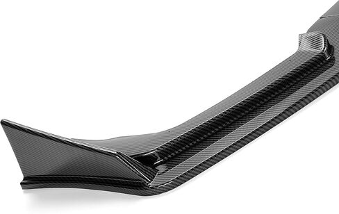 ECOTRIC Front Bumper Lip Spoiler Compatible with 2014-2017 Infiniti Q50 Sport 3Pcs Lower Splitter Air Dam Diffuser Air Chin Body Kit Carbon Fiber Color Printing in Saudi Arabia