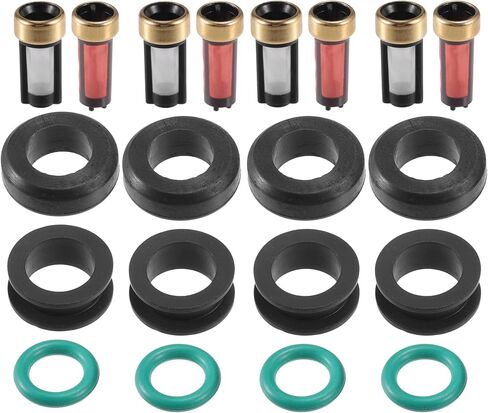 Fuel Injector Seal O Ring - Car O-Ring Rebuild Repair Kit - for Yamaha NBR Rubber Black - 8 Sets in Saudi Arabia