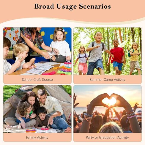 PP OPOUNT Plastic Lanyard String, 20 Rolls Boondoggle String with Instruction for Beginners and 220 Beads, Gimp Bracelet Making Kit for DIY Bracelets, Key Chains and Lanyards in Kuwait