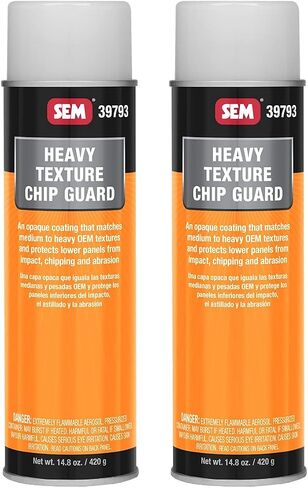 SEM Products Heavy Texture Chip Guard | Durable, Acrylic Coating Protects Lower Panels From Impact, Chipping & Abrasion, Matches Fine to Coarse OEM Textures (2-Pack) | Opaque in Saudi Arabia