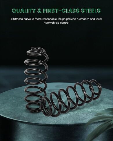 SCITOO 3C0511115AD Coil Springs, 2Pcs Rear Suspension Coil Springs Set Compatible with 2006-2010 2012-2019 for VW for Passat, 2009-2017 for VW for Tiguan, 2017-2018 for VW for Tiguan Limited in Saudi Arabia