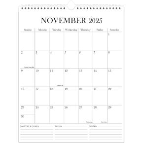 التقويم 2025-2026 - تقويم حائط لمدة 18 شهرًا من يناير 2025 إلى يونيو 2026، 2025-2026 مخطط تقويم معلق على الحائط مع ورق سميك، 12 بوصة × 14.5 بوصة، تقويم عمودي، أخضر in Kuwait