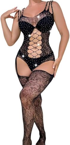 فستان نسائي أسود شبكي مرصع بأحجار الراين بدون أكمام فستان قصير للحفلات مع تفاصيل مقصوصة in Kuwait