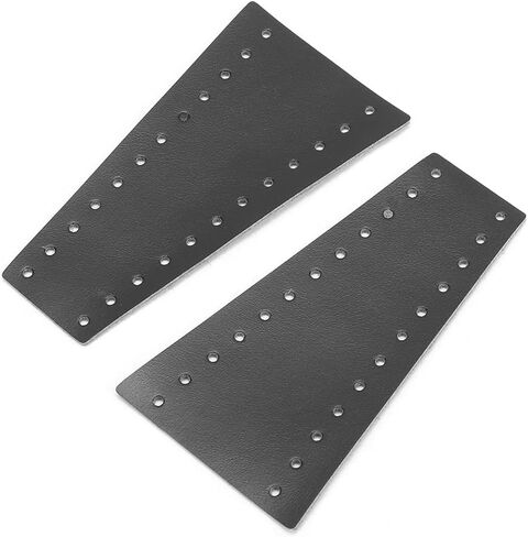 Qiilu Black Leather Motorcycle Brake Clutch Covers, 2pcs Motorcycle Lever Covers 15-18MM/0.59-0.71in Fringe Fit for/Suzuki in Saudi Arabia
