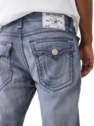 True Religion Men's Rocco Super T Flap 1/2" Overdye in Saudi Arabia