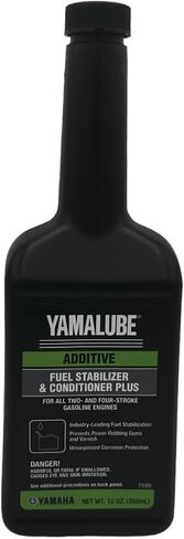 أربع عبوات متوافقة مع مثبت الوقود والبلسم Yamaha Yamalube بالإضافة إلى ACC-FSTAB-PL-12 تحتوي على أربع زجاجات سعة 12oz وقمع in Saudi Arabia