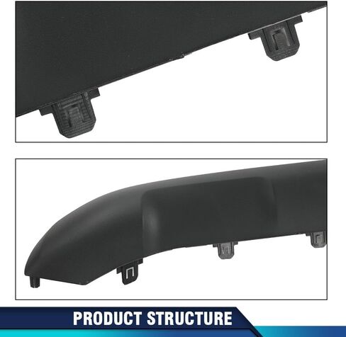 PIT66 Front Bumper Lower Valance Skid Plate Board Guard Compatible with Toyota Rav4 2019-2023 527110R080B0 TO1095212 Silver in Saudi Arabia