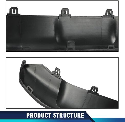PIT66 Front Bumper Lower Valance Skid Plate Board Guard Compatible with Toyota Rav4 2019-2023 527110R080B0 TO1095212 Silver in Saudi Arabia