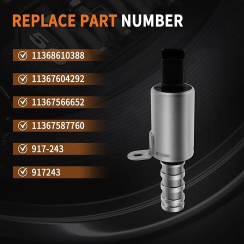 Variable Valve Timing VVT Solenoid Camshaft Position Actuator Fit for 2007-2016 Mini Cooper S Gen2 R55 R56 R57 R58 R59 R60 R61, for 1.6L L4 Engine, Replaces 917-243 11367604292 in Saudi Arabia