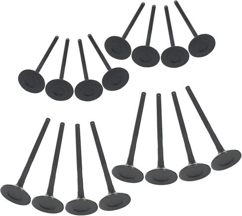 Partsflow Intake Exhaust Valve Kit for Toyota Camry 2002-2011 Hybrid/CE/Base/XL/LE/SE Sedan 2.4L DOHC 1AZFE 2AZFE Replace# v4690,v4689 in Saudi Arabia