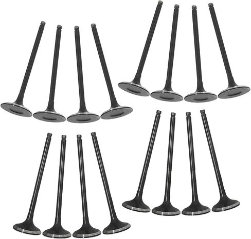 Partsflow Intake Exhaust Valve Kit for Toyota Camry 2002-2011 Hybrid/CE/Base/XL/LE/SE Sedan 2.4L DOHC 1AZFE 2AZFE Replace# v4690,v4689 in Saudi Arabia