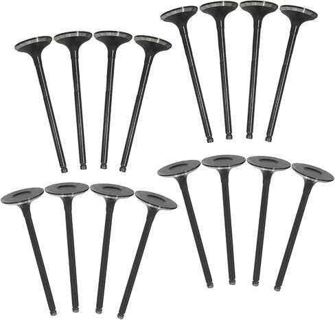 Partsflow Intake Exhaust Valve Kit for Toyota Camry 2002-2011 Hybrid/CE/Base/XL/LE/SE Sedan 2.4L DOHC 1AZFE 2AZFE Replace# v4690,v4689 in Saudi Arabia