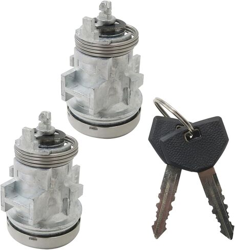 Pair of Door Lock Cylinders With Keys for Dodge Ram 1500 1994-2001, Replace DL6847 5070022 DL41 by LINGSEE in Saudi Arabia