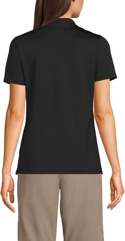 Lands' End School Uniform Women's Short Sleeve Feminine Fit Rapid Dry Polo Shirt in Saudi Arabia
