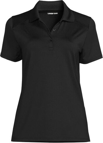 Lands' End School Uniform Women's Short Sleeve Feminine Fit Rapid Dry Polo Shirt in Saudi Arabia