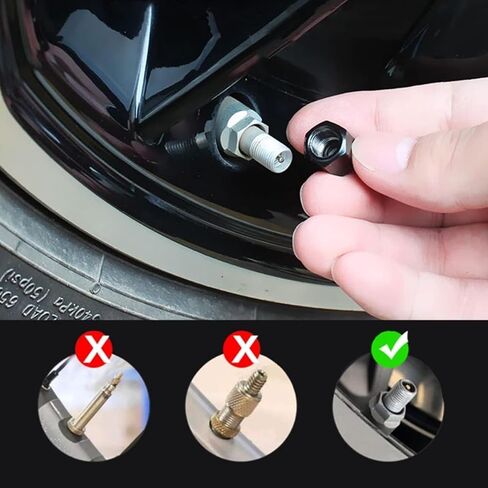 4 pcs Tire Valve Stem Caps Compatible with Bigfoot Big Foot Sasquatch, Stem Cap Universal Car Air Cover Car Accessories for Cars, SUV, Truck, Motorcycles in Kuwait
