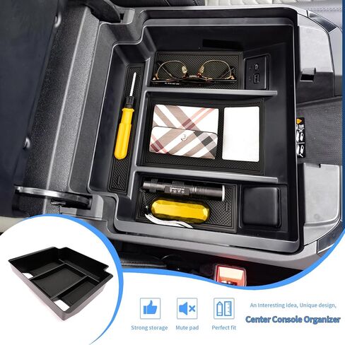 YEE PIN for 2024 2025 Volkswagen Jetta Center Console Organizer Tray for 2020-2025 Volkswagen VW Jetta Accessories S/SE/SEL/Sport/GLI 2024 VW Jetta Center Console Tray Insert Tray Armrest Storage in Saudi Arabia
