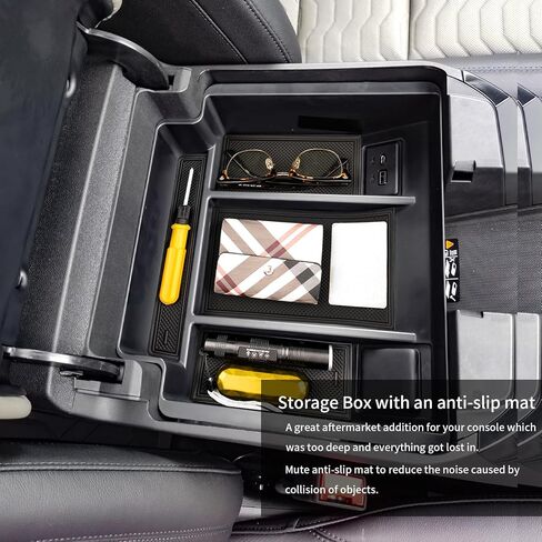YEE PIN for 2024 2025 Volkswagen Jetta Center Console Organizer Tray for 2020-2025 Volkswagen VW Jetta Accessories S/SE/SEL/Sport/GLI 2024 VW Jetta Center Console Tray Insert Tray Armrest Storage in Saudi Arabia