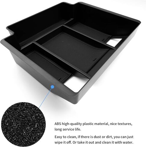 YEE PIN for 2024 2025 Volkswagen Jetta Center Console Organizer Tray for 2020-2025 Volkswagen VW Jetta Accessories S/SE/SEL/Sport/GLI 2024 VW Jetta Center Console Tray Insert Tray Armrest Storage in Saudi Arabia