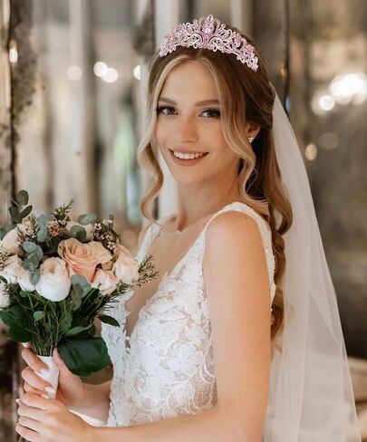 WOVOWOVO Tiara Crowns for Women Silver, Princess Crown for Birthday Wedding Party Queen Tiaras in Saudi Arabia