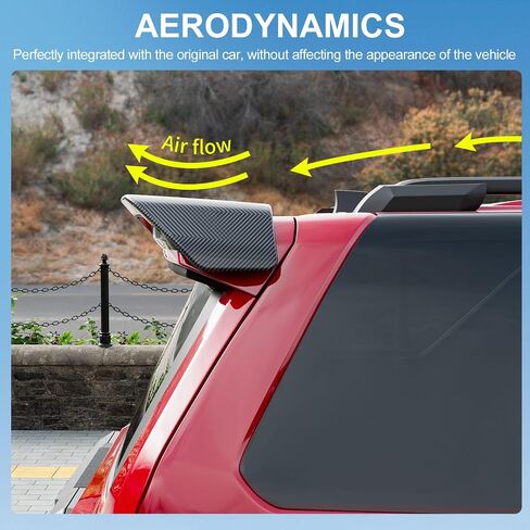 Xipoo Spoiler متوافق مع 2025 Toyota 4Runner Trunk Lip Rear Roof Spoiler أسود لامع استبدال جناح الجذع لعام 2025 Toyota 4Runner Accessories in Kuwait