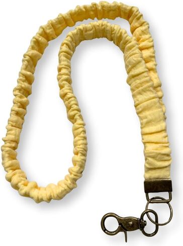 Scrunchie Lanyards for ID Badges and Keys, Cute Teacher Lanyard for Women, Nurses or Cruise, Stretchy Retractable Lanyard in Saudi Arabia
