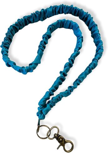 Scrunchie Lanyards for ID Badges and Keys, Cute Teacher Lanyard for Women, Nurses or Cruise, Stretchy Retractable Lanyard in Saudi Arabia