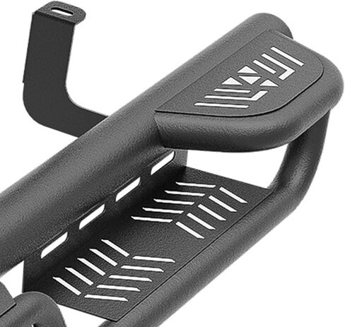 Three Raised Steps SuperCab Running Boards Compatible with 1999-2016 Ford F250 F350 Super/Extended Cab (2 Full Front & 2 Narrower Rear Doors) Side Steps, Nerf Bar Rock Slider Side Rails in Saudi Arabia